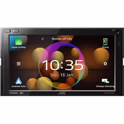 JVC KW-M875DBW Ricevitore multimediale per auto Nero Wi-Fi 180 W Bluetooth
