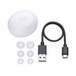 JVC HA-A5T-WN-E cuffia e auricolare True Wireless Stereo (TWS) In-ear Musica e Chiamate Bluetooth Bianco - Vista aggiuntiva 2
