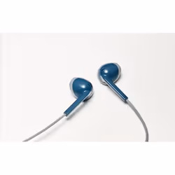 JVC HA-F19M-AH Auricolare Cablato In-ear Musica e Chiamate Blu, Grigio - Vista aggiuntiva 5