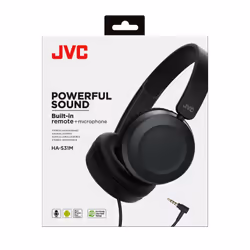 JVC HA-S31M-B Auricolare Cablato A Padiglione Musica e Chiamate Nero - Vista aggiuntiva 6