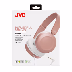 JVC HA-S31M-P Auricolare Cablato A Padiglione Musica e Chiamate Rosa - Vista aggiuntiva 7