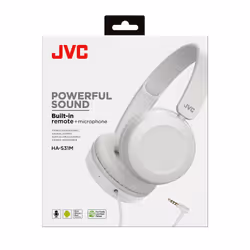 JVC HA-S31M-W Auricolare Cablato A Padiglione Musica e Chiamate Bianco - Vista aggiuntiva 5