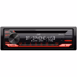 JVC KD-T812BT Nero, Rosso 200 W Bluetooth