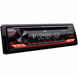 JVC KD-T812BT Nero, Rosso 200 W Bluetooth