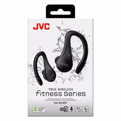 JVC HA-EC25T Auricolare True Wireless Stereo (TWS) A clip, In-ear Musica e Chiamate Bluetooth Nero - Vista aggiuntiva 6