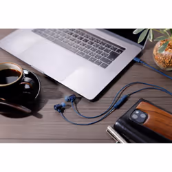 JVC HAFR29UCA cuffia e auricolare Cablato In-ear Musica e Chiamate USB tipo-C Blu - Vista aggiuntiva 3