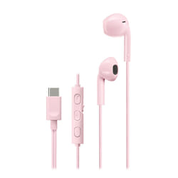 JVC HA-FR17UC Cuffie Cablato In-ear Musica e Chiamate USB tipo-C Rosa