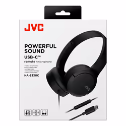 JVC HA-S33UC Auricolare Cablato A Padiglione Musica/Giornaliera USB tipo-C Nero - Vista aggiuntiva 6