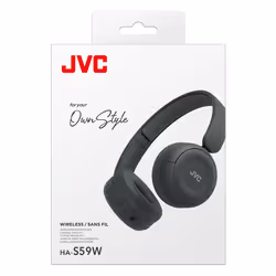 JVC HA-S59W Auricolare Con cavo e senza cavo A Padiglione Musica/Giornaliera USB tipo-C Bluetooth Nero - Vista aggiuntiva 5