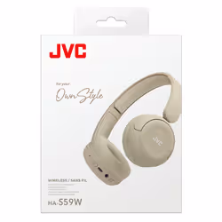 JVC HA-S59W Auricolare Con cavo e senza cavo A Padiglione Musica/Giornaliera USB tipo-C Bluetooth Beige - Vista aggiuntiva 5