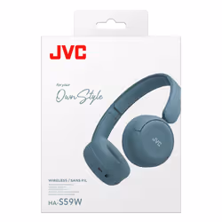 JVC HA-S59W Auricolare Con cavo e senza cavo A Padiglione Musica/Giornaliera Bluetooth Blu - Vista aggiuntiva 5