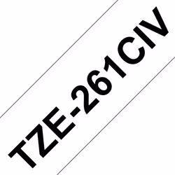 Brother TZE261CIV nastro per etichettatrice Nero su bianco - Vista aggiuntiva 2