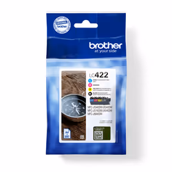 Brother LC422VALDR, Nero, Ciano, Magenta, Giallo, 4 pz, 550 pagine, 1650 pagine, Confezione multipla