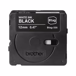 Brother BTAG-335 nastro per etichettatrice Bianco su nero - Vista aggiuntiva 2