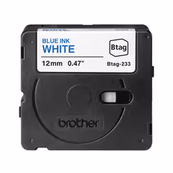 Brother BTAG-233 nastro per etichettatrice Blu su bianco - Vista aggiuntiva 2