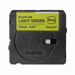 Brother BTAG-G31 nastro per etichettatrice Nero su verde - Vista aggiuntiva 2