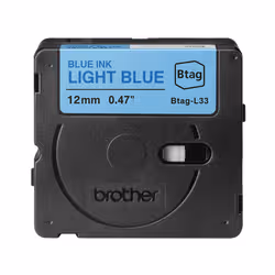 Brother BTAG-L33 nastro per etichettatrice Blu e azzurro - Vista aggiuntiva 2