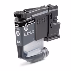 Brother LC521BK, Nero, 1 pz, 500 pagine, Confezione singola