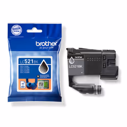 Brother LC521BK cartuccia d'inchiostro 1 pz Originale Nero