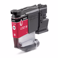 Brother LC521M, Magenta, 1 pz, 500 pagine, Confezione singola
