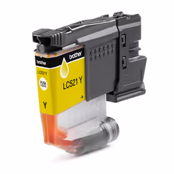 Brother LC521Y, Giallo, 1 pz, 500 pagine, Confezione singola