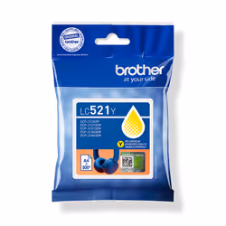Brother LC521Y cartuccia d'inchiostro 1 pz Originale Giallo