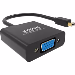 Vision TC-MDPVGA/BL cavo e adattatore video Mini DisplayPort VGA (D-Sub) Nero - Vista aggiuntiva 3