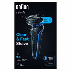 Braun Series 5 52-B7000cc Rasoio Trimmer Nero - Vista aggiuntiva 5