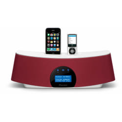 Pioneer XW-NAC3-R docking station con altoparlanti Rosso