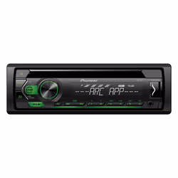 Pioneer DEH-S120UBG, Nero, 1 DIN, CD, CD-R, CD-RW, PTY, FLAC, MP3, WAV, WMA, LCD