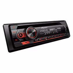 Pioneer DEH-S420BT Ricevitore multimediale per auto Nero, Rosso 200 W Bluetooth