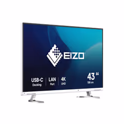 EIZO FlexScan EV4340X-WT LED display 42.5" 4K Ultra HD Bianco - Vista aggiuntiva 8