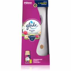 Il deodorante per ambienti automatico GLADE Relaxing Zen rilascia gradualmente il profumo lasciando gli spazi della tua casa ...