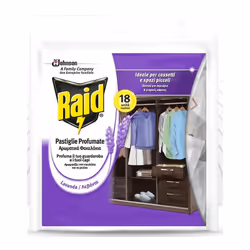 Le Raid Pastiglie Profumate Lavanda sono la soluzione ideale per mantenere i tuoi cassetti, armadi e tessuti sempre freschi.  ...