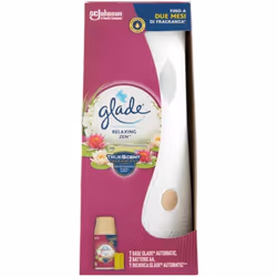 DEODORANTE PER AMBIENTE GLADE AUTOMATIC BASE CON RICARICA DA 269ML NEW RELAX Il deodorante per ambiente Glade Automatic Base ...