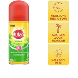 Autan - spray secco antizanzare 'tropical' 100 ml