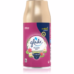 Il deodorante per ambienti automatico GLADE Relaxing Zen rilascia gradualmente il profumo lasciando gli spazi della tua casa ...