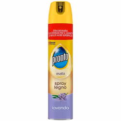 PRONTO SPRAY LEGNO 5 IN 1 300 ML LAVANDA PRONTO SPRAY LEGNO migliora l'aspetto della maggior parte delle superfici dure rimuo ...