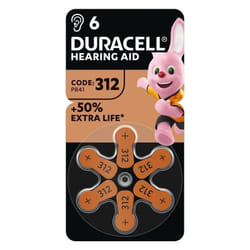 Duracell 312 batteria per uso domestico Batteria monouso Zinco-aria