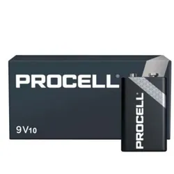 Duracell Procell Alcalina 10 Batterie Pile 9V 6LR61
