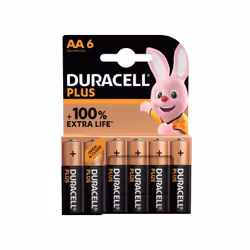 Duracell - Blister 6 stilo Plus aa