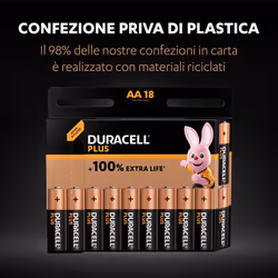 Duracell Plus 100 AA B16 x10 - Vista aggiuntiva 5