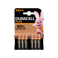 Duracell - Blister 6 ministilo Plus aaa
