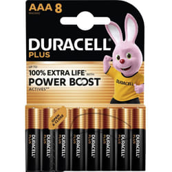 Duracell - Plus Power Boost Batteria Ministilo (aaa) Alcalina/manganese 1.5 v 8 pz.