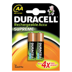 Duracell AA Supreme (2pcs) Batteria ricaricabile Stilo AA
