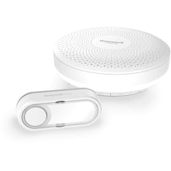 Honeywell - Home DCR313S Campanello Portatile Senza Fili con Regolazione del Volume e Pulsante, Circolare, Bianco