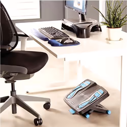 Fellowes 8068001 poggiapiede da scrivania Blu, Antracite, Grigio - Vista aggiuntiva 7