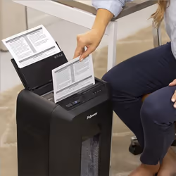 Fellowes Automax 80M distruggi documenti Taglio a particelle 22 cm Nero - Vista aggiuntiva 7