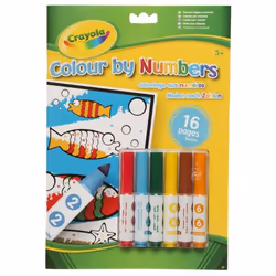 Crayola 720055, Vivido, Blu, Marrone, Verde, Arancione, Rosso, Giallo, Tipo di punta, Plastica, Multicolore, 200 mm