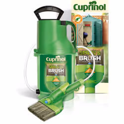 Cuprinol Spray & Brush 2 in 1 Pump Sprayer , Recinto, Hangar, ON INITIAL USE: The majority of the components are assembled ho ...